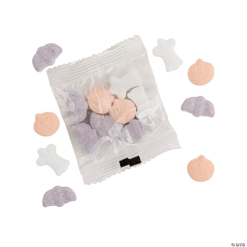 1 lb. Halloween Icon-Shaped Fruit Flavored Candy Fun Packs – 57 Pc.