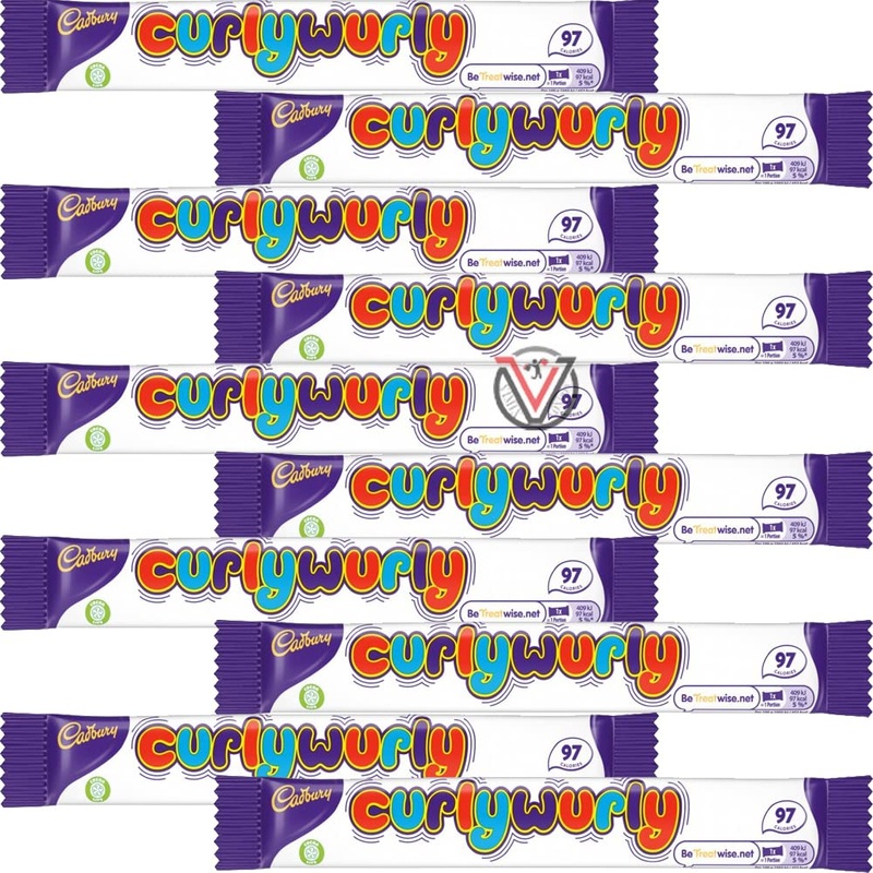 10 x VIMIX Curly Wurly Chocolate Bar 21.5g