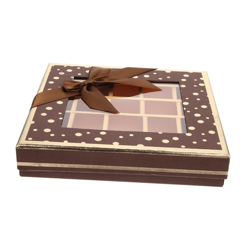 CORHAD Box Chocolate Box Candy Truffle Chocolate Chocolates Candy Chocolate Cardboard Black