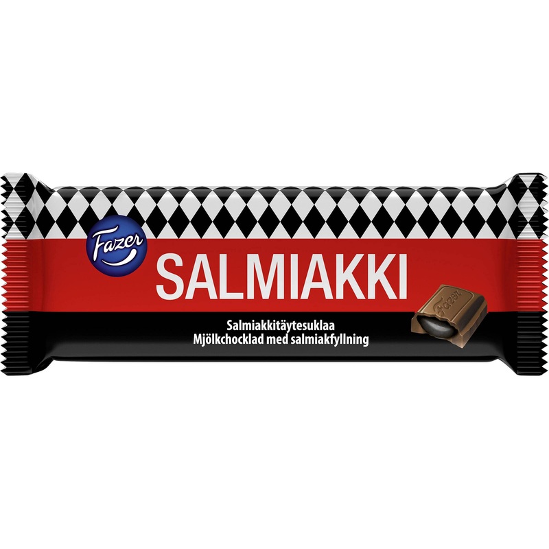 Fazer Salmiakki Milk Chocolate (100g)