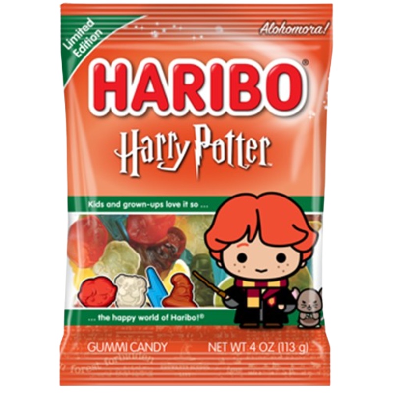 Haribo Harry Potter Ron Gummi Candy 4 oz. Bag