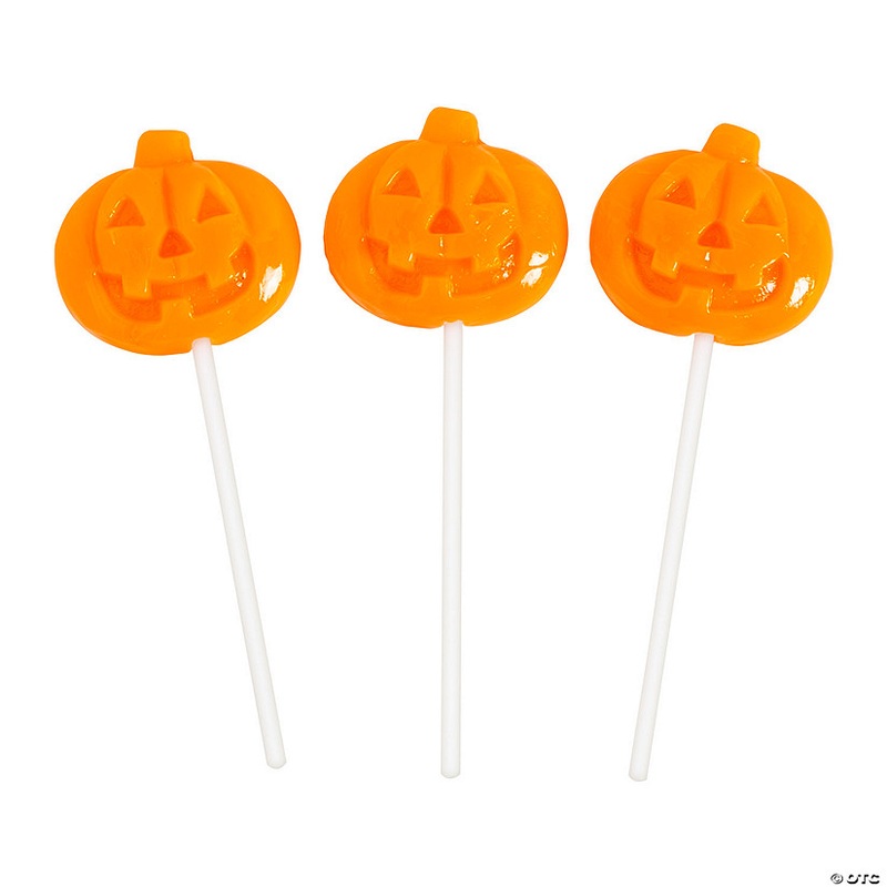 Jack-O-Lantern Lollipops – 12 Pc.
