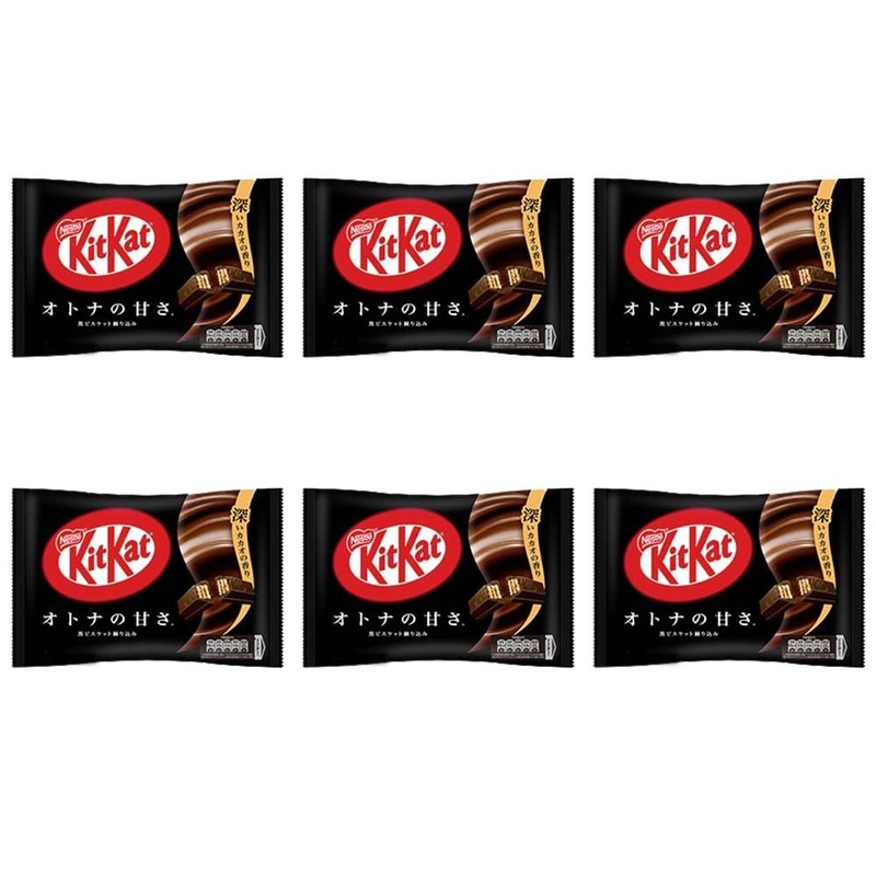 KitKat Mini “Adult Sweetness Black” 6 bags With MAIKO sticker Pio big bazar