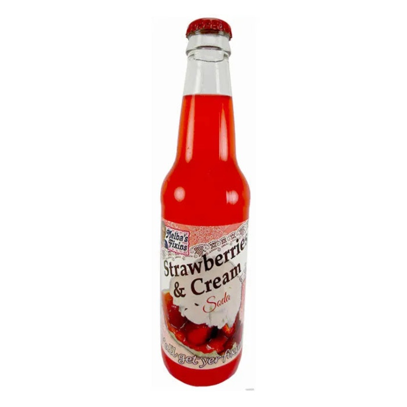 Melbas Fixins Soda – Strawberries & Cream: 24-Piece Case
