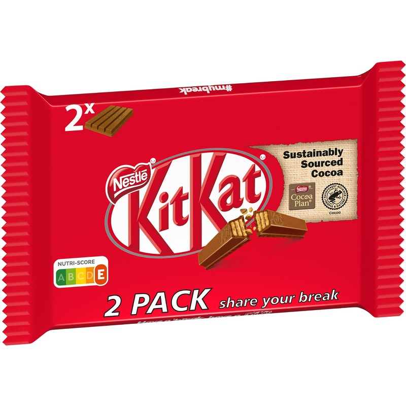 Nestl KitKat Big Break Chocolate Bar Milk Chocolate 24-pack (2×41.5g each) Milk Chocolate 24 pieces (1 pack)