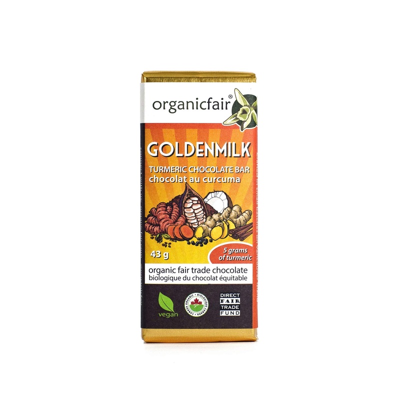 organicfair Goldenmilk Turmeric Chocolate Bar (18)
