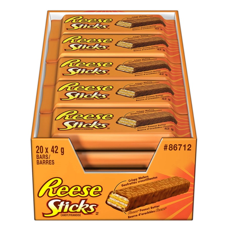 REESE STICKS Chocolate Peanut Butter Candy 20 Count