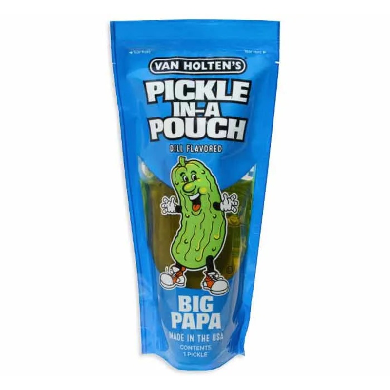Van Holten’s Big Papa Pickle in A Pouch: 12-Piece Box