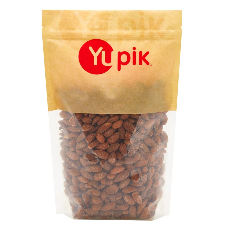 Yupik Roasted Salted Almonds 1 kg 6 Count Gluten-Free Kosher Crunchy Savory Snacks Roasted Almonds with Sea Salt Protein Nuts 6 kg