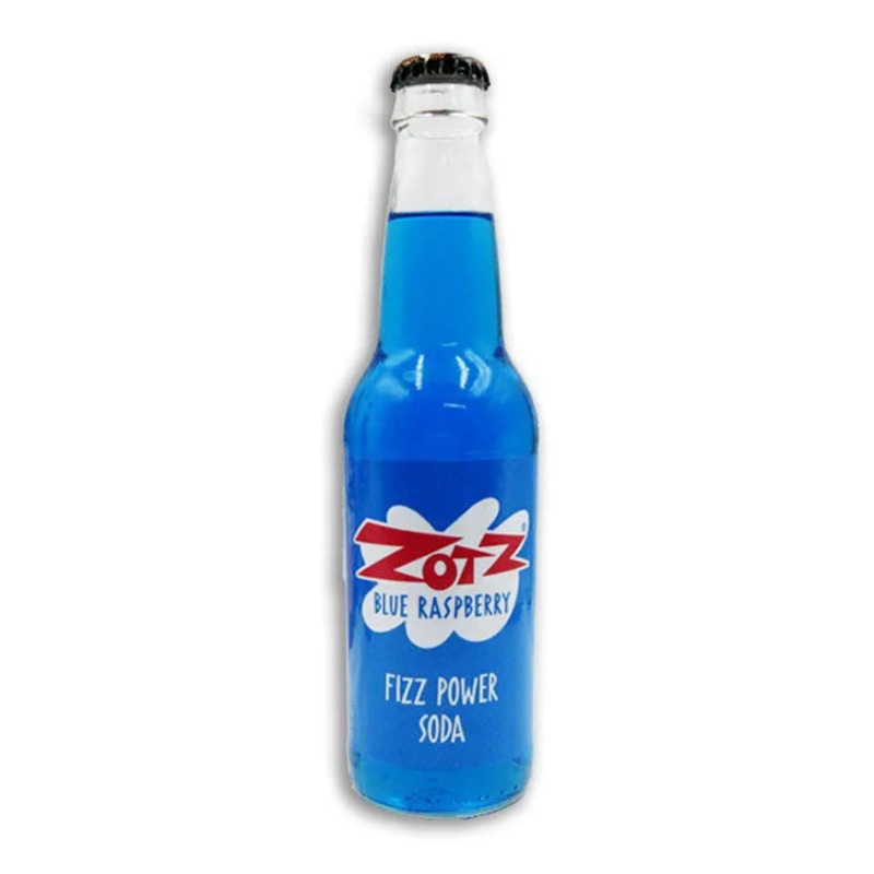 Zotz Blue Raspberry Soda: 24-Piece Case
