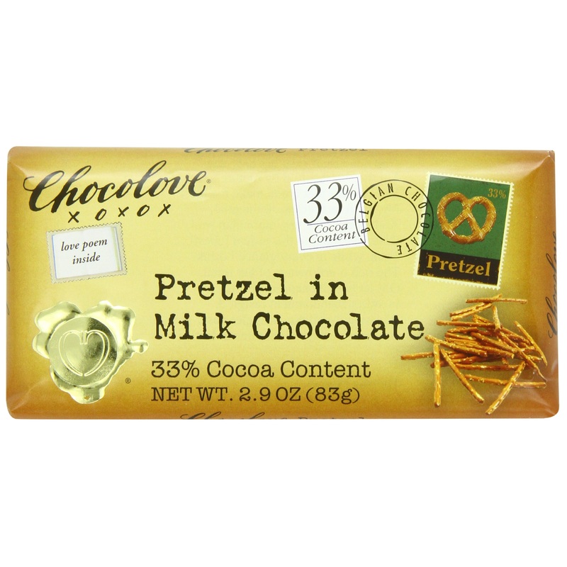 Chocolove Pretzel in Milk Chocolate 30% Cocoa 2.9 oz (83 g)