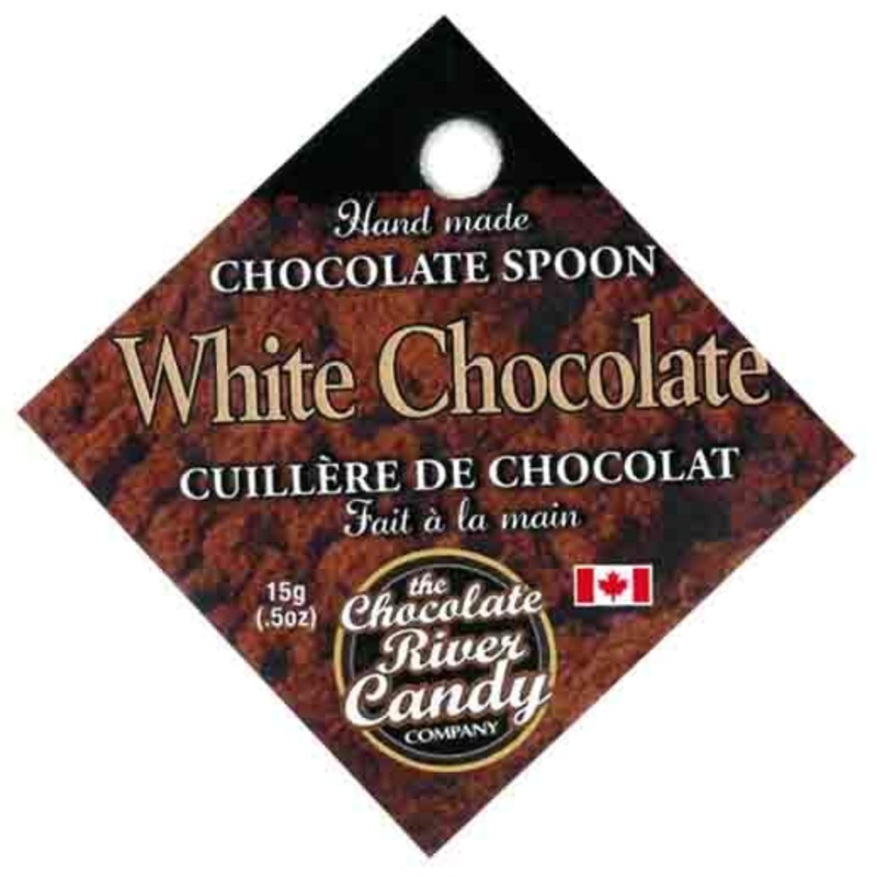 Hand Made White Chocolate Spoons by The Chocolate River Candy Company | White Chocolate | 3 pack | 15g