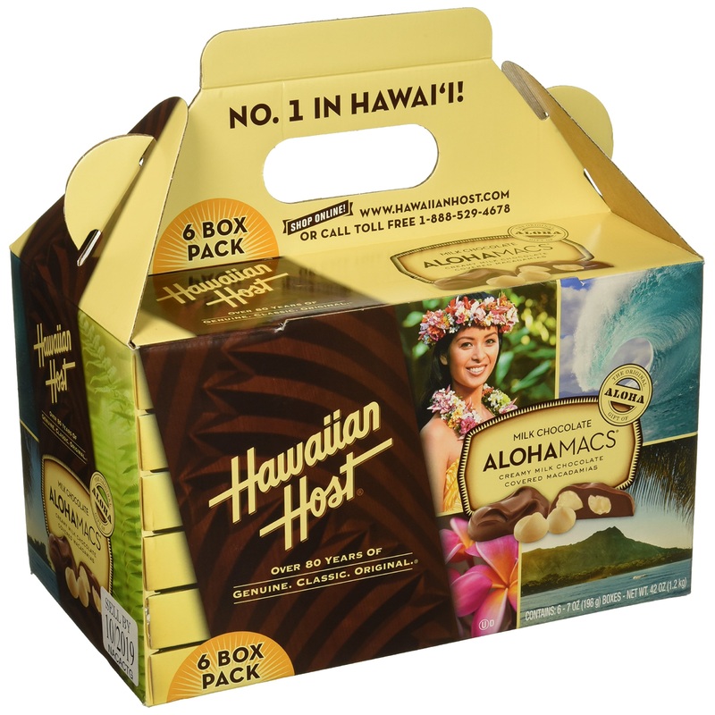 Hawaiian Host Alohamacs Milk Chocolate The Original Chocolate Covered Macadamia Nut, 42 Ounce 2.62 Pound (Pack of 1)