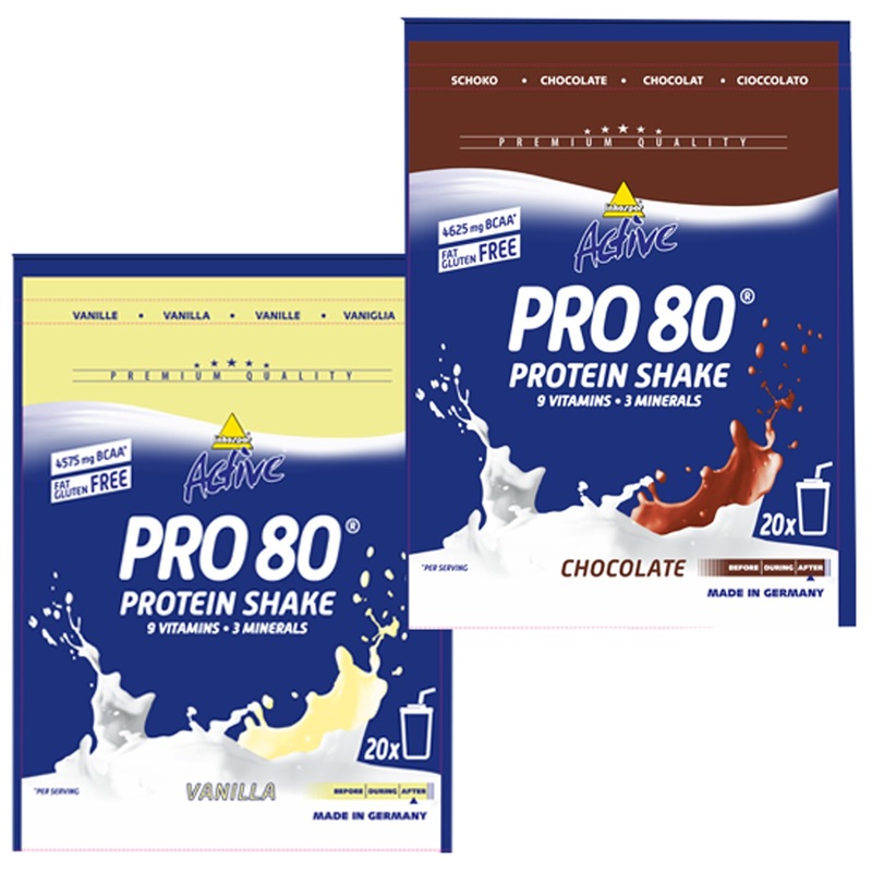 Inko Active Pro 80 bags 2-pack (2x500g) chocolate/vanilla (D)