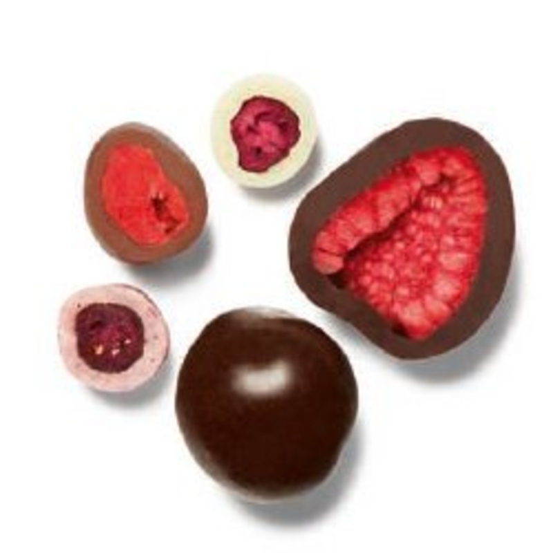 Naturkost Schulz – Organic berry mix in three types of chocolate Fairtrade (1000g) Chocolate 1 kg (1 pack)