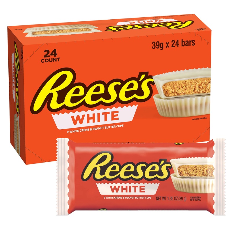 Reeses Peanut Butter Cup – Peanut Butter Cups white chocolate: 24 pieces (24 x 39.5 g) Single