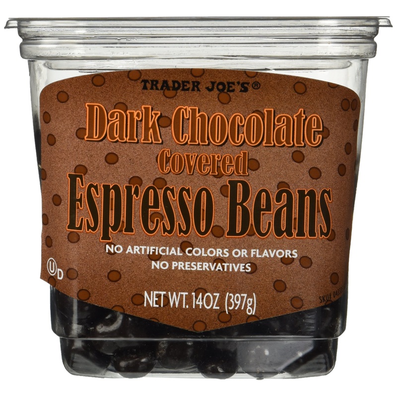 Trader Joes Dark Chocolate Covered Espresso Beans 14 oz. 14 Ounce (Pack of 1)