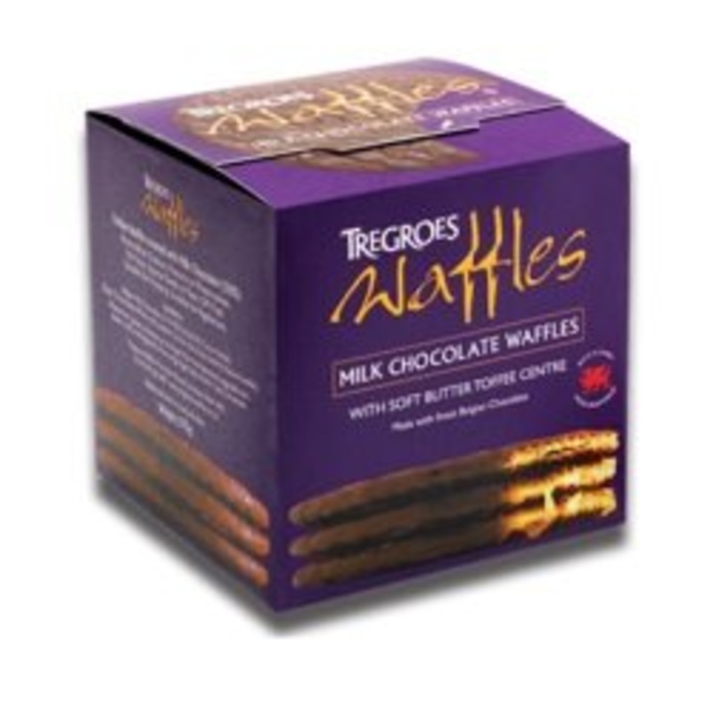 Tregroes Waffles Carton of 6 Milk Chocolate Waffles
