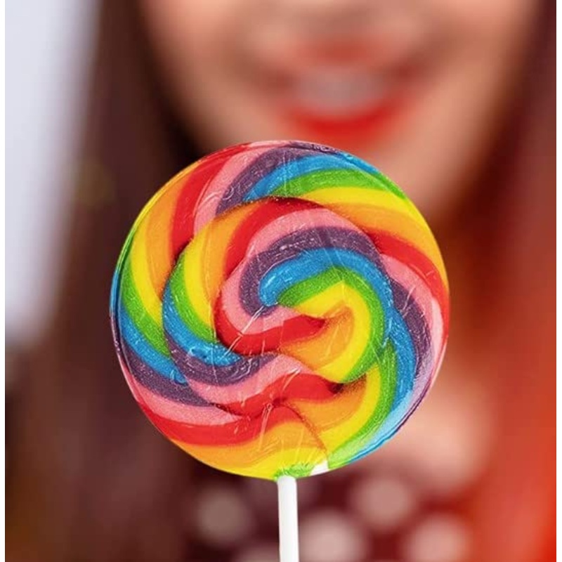 vapewaves Kids Party Bag Sweets Lollies Spiral Rainbow Unicorn Lollipop Candies 5-8 Different Shapes For Christmas Birthday Easter Gift Sold By Kidzbuzz 30.0 grams 1.0 count