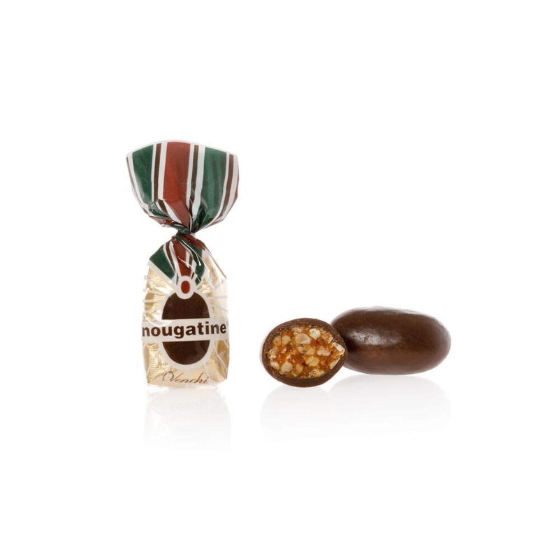Venchi Nougatine Chocolats in sac de vrac 1 kg – Caramelised noisettes enrobed with dark chocolate – Without gluten