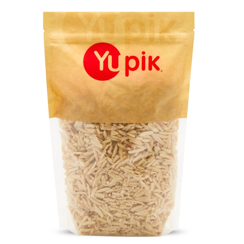 Yupik Slivered California Almonds 1kg 6 Count Chopped Raw Blanched Almonds Gluten-Free Kosher Raw Good Source Of Protein Fiber Iron & Calcium Low In Carb 6 kg