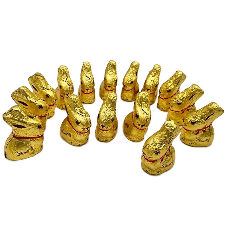 15 x Easter Gift Pack. Featuring Lindt Milk Chocolate Gold Bunny. 15 Gold Bunnies 3 x 5 x 50 grams Easter Hunt Pack Chocolate 3 x 5 Pack