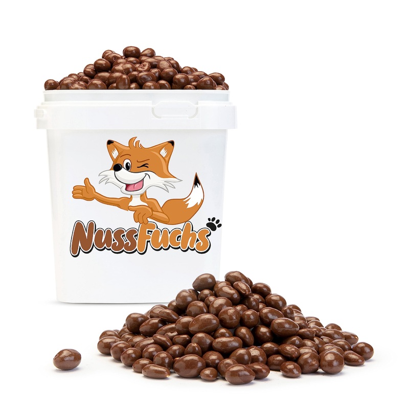 Chocolate peanuts 1kg – peanuts in whole milk chocolate – chocolate nuts chocolate linen – chocolate -serials roasted & unsalted – crisp jumbo peanuts in a delicate full milk chocolate nut fox (1kg bucket) chocolate peanuts 1 kg container