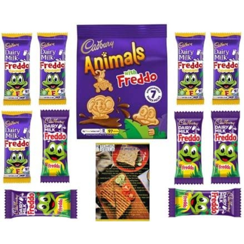 Freddo Animals Caramel Freddo Chocolate and Freddo Chocolate Snack Bundle