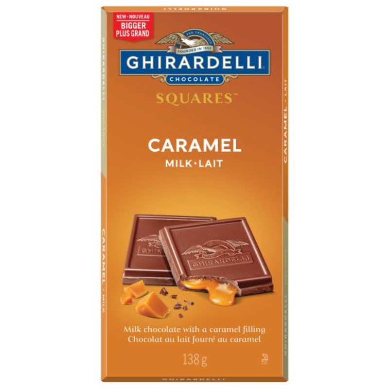 GHIRARDELLI Milk Chocolate Caramel Bar 138g