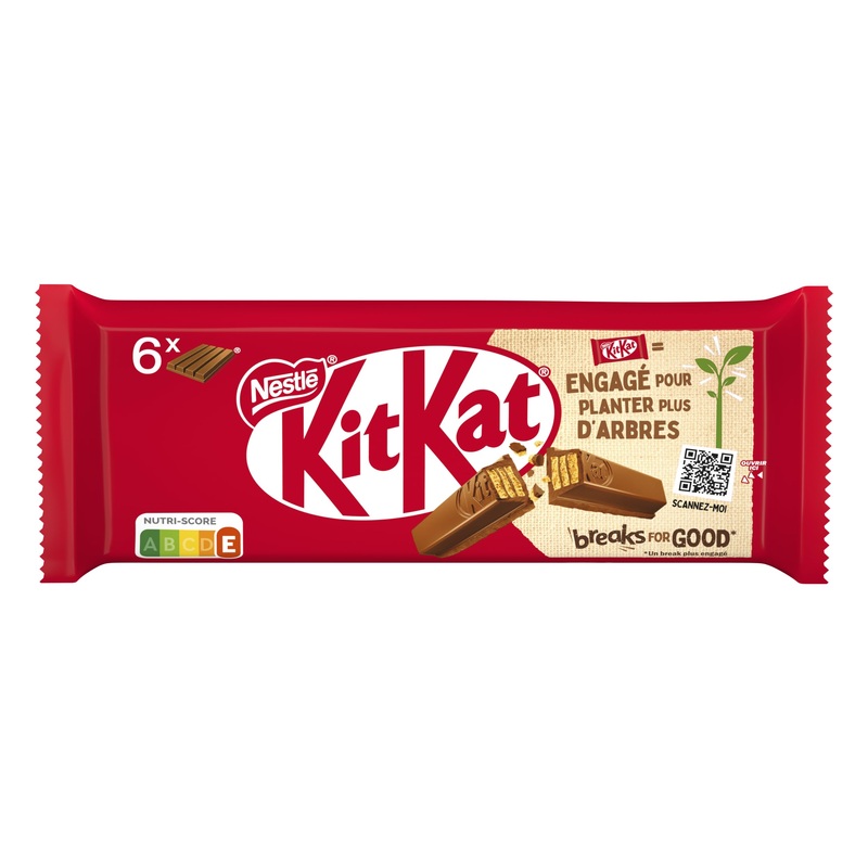 KitKat – Milk Chocolate Bar – 6 bags of 41.5 g