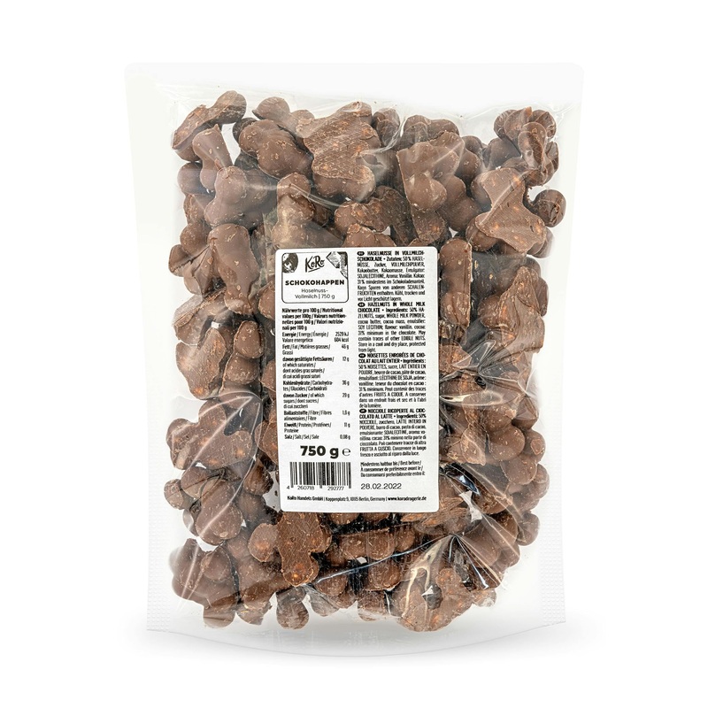 KoRo – Chocolate Hazelnut Whole Milk 750 g – For snacking & giving as a gift – Vegetarian – 750 g value pack