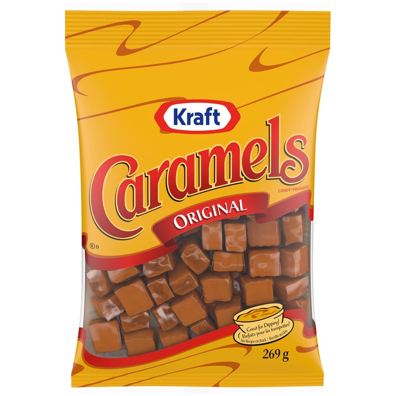 Kraft Caramels Individually Wrapped Candy 269 gr Bag