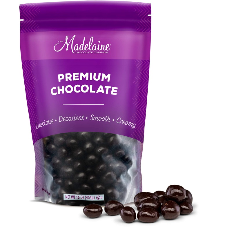 Madelaine Premium Dark Chocolate Covered Espresso Coffee Beans – 1 LB