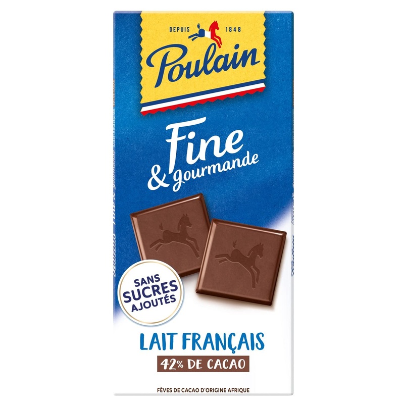 Poulain Chocolate Bar Gourmet Line Milk 100 g