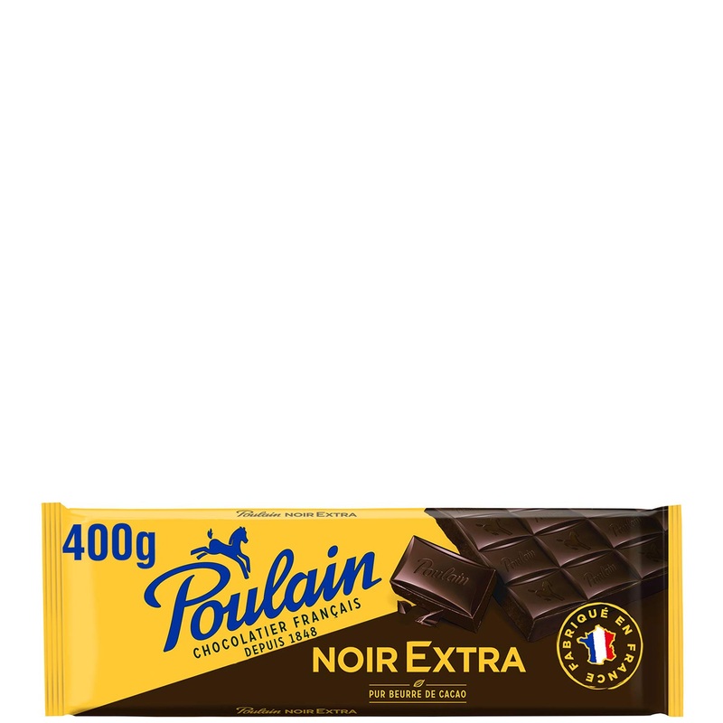 Poulain Extra Dark Chocolate Bar 400 g