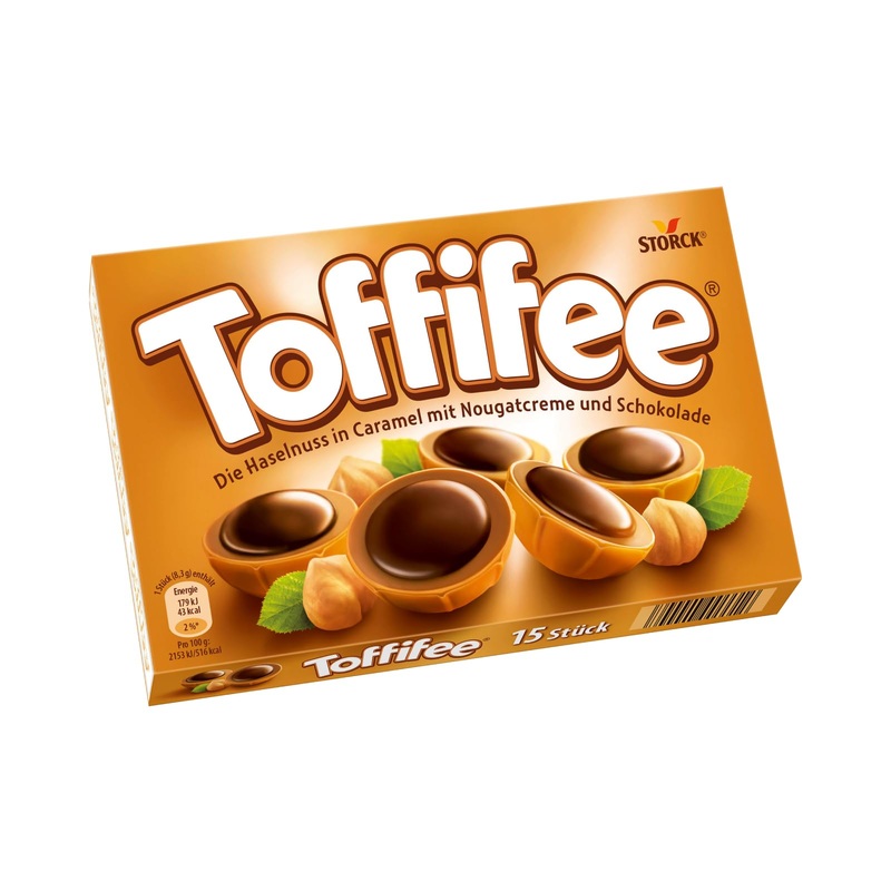 Toffifee 1 x 125g Hazelnut in caramel with nougat cream and chocolate Hazelnut caramel chocolate 1 x 125g
