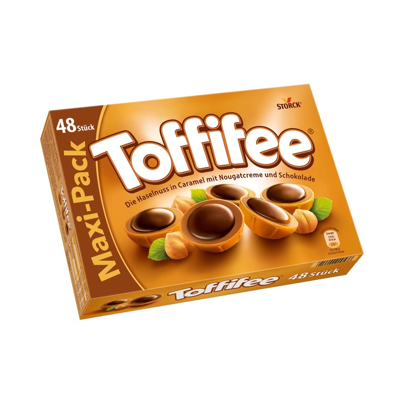 Toffifee 1 x 400g Maxi Pack Hazelnut in Caramel with Nougat Cream and Chocolate Hazelnut 1 x 400g