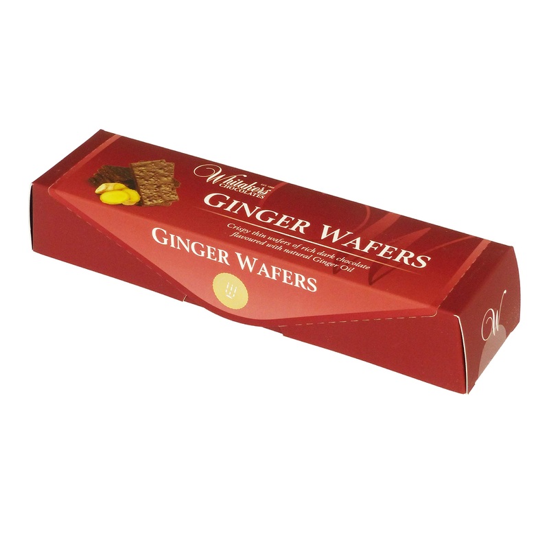 Whitakers Dark Chocolate Ginger Wafers 175 g