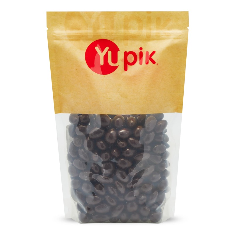 Yupik 60% Dark Chocolate Covered Almonds 1 kg 6 Count Kosher Whole Nuts Almonds Dipped in Chocolate Crunchy & Smooth Dark Chocolate Candy Classic Sweet Snacks