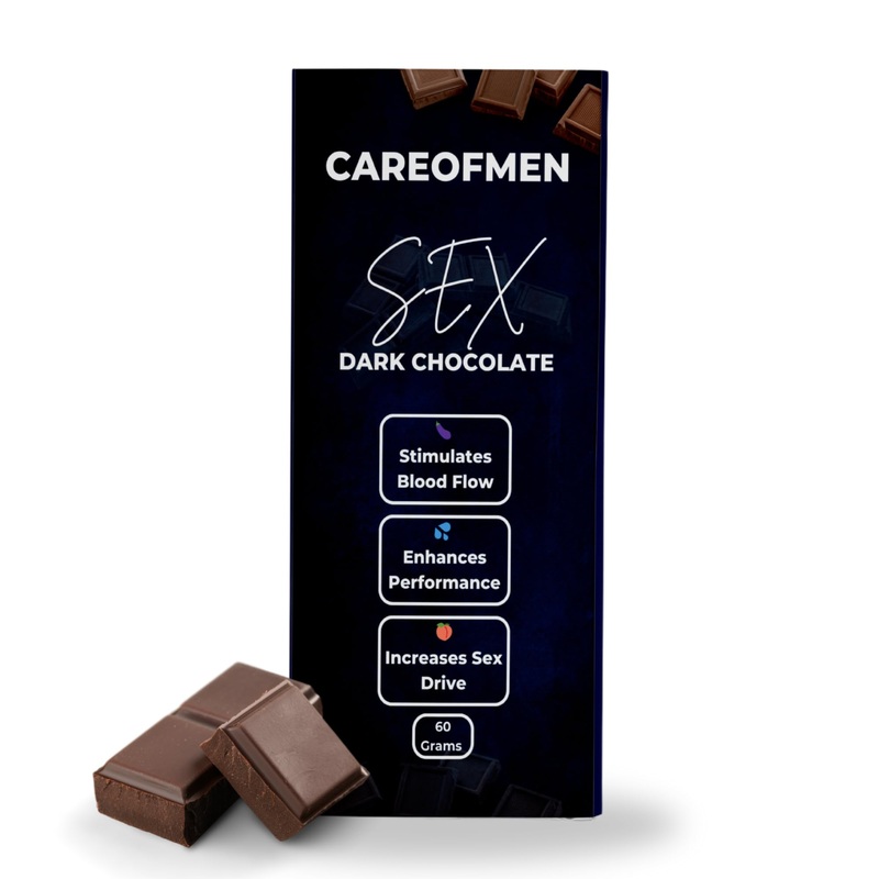 Careofmen Dark Chocolate Bar 60 Grams