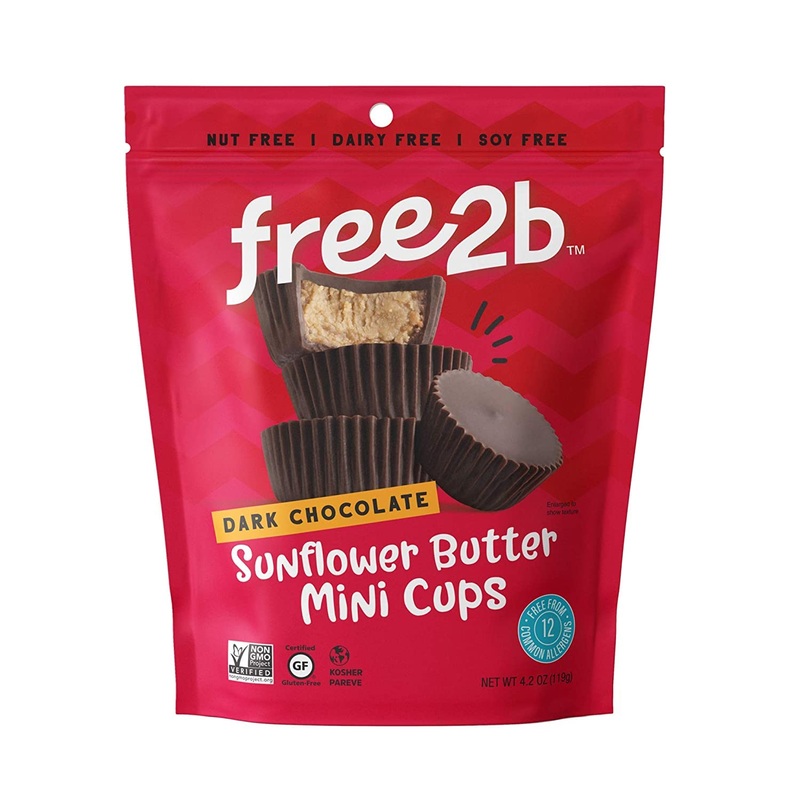 Free 2b Dark Chocolate Sun Cups Minis, Gluten-Free, Dairy-Free, Nut-Free and Soy-Free – 4.2 Oz (Pack of 1)