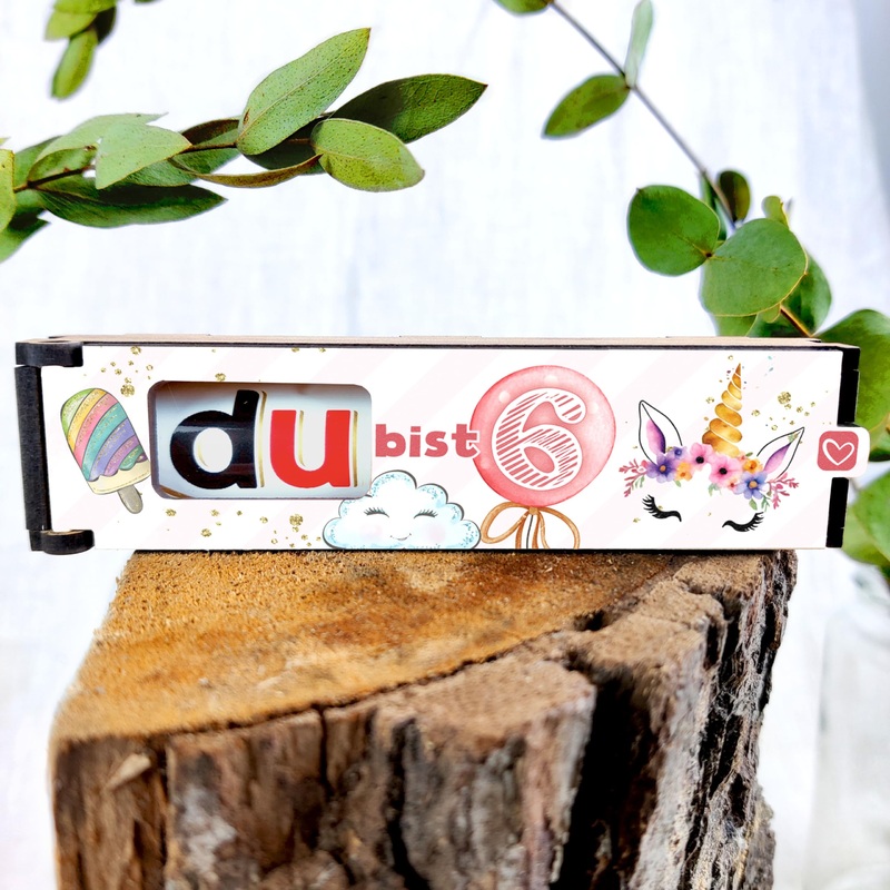 Gift girl 6 years – chocolate bar gift box incl. Duplo unicorn – gift 6 years girl girl 6 years of gift ideas gifts for 6 year old girls 6 years girls girl 6 years 06 unicorn