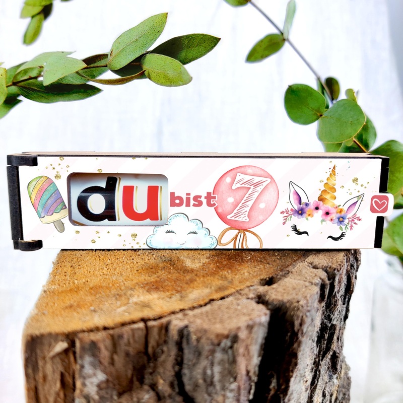 Gift girl 7 years – chocolate bar gift box incl. Duplo unicorn – gift 7 years girl girl 7 years gift ideas gifts for 7 year old girls 7 years girls girls 7 years 07 unicorn