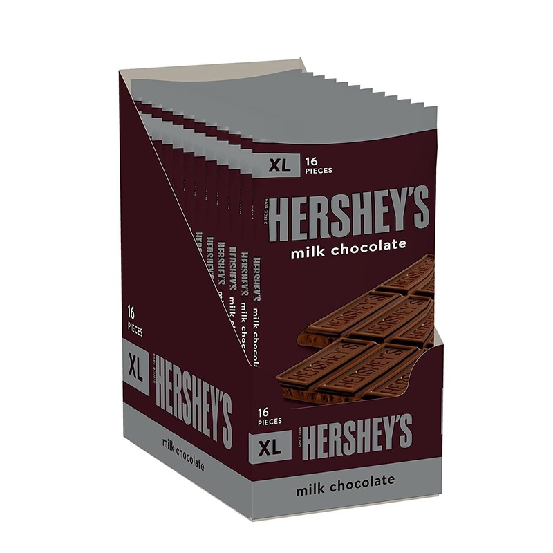 HERSHEY’S Milk Chocolate Bulk Candy, Individually Wrapped, 4.4 ounce , (Pack of 12)