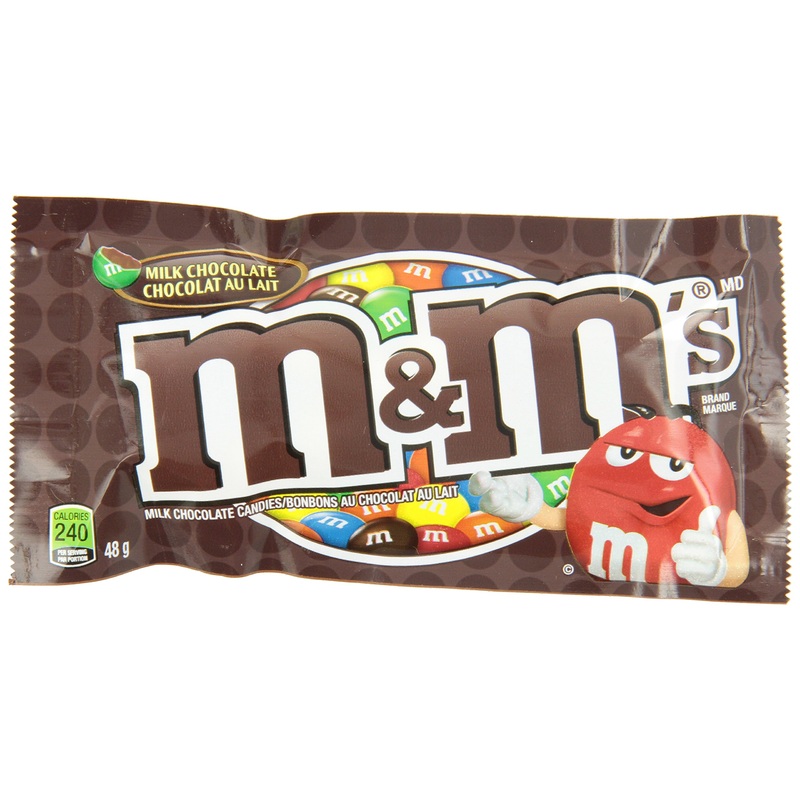 M&M’s Milk Chocolate Candies 48g 24-Count Milk 48g