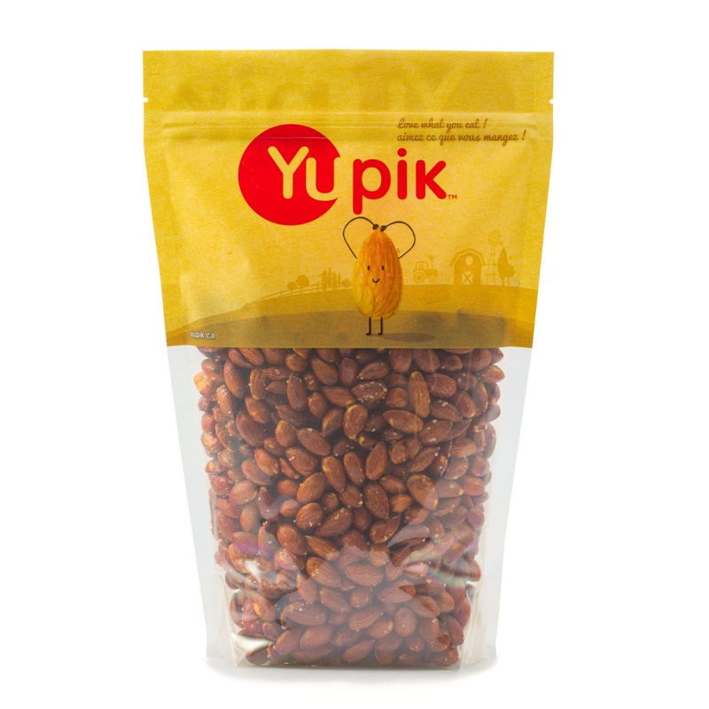 Yupik Lemon and Salt Almonds 1 kg 6 Count Vegan Kosher Savory Snack Salted Almonds Seasoned Nuts Zesty Lemon Flavour Unique Snack Ideal for Game Night or BBQ 6 kg