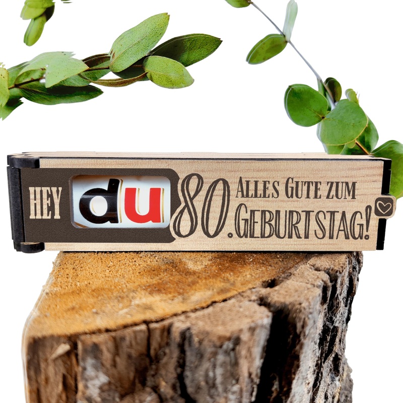 80th birthday – chocolate bar gift box including duplo – 80th birthday decoration gift ideas for 80th birthday 80th birthday women 80th birthday men 80th birthday gift 80th birthday