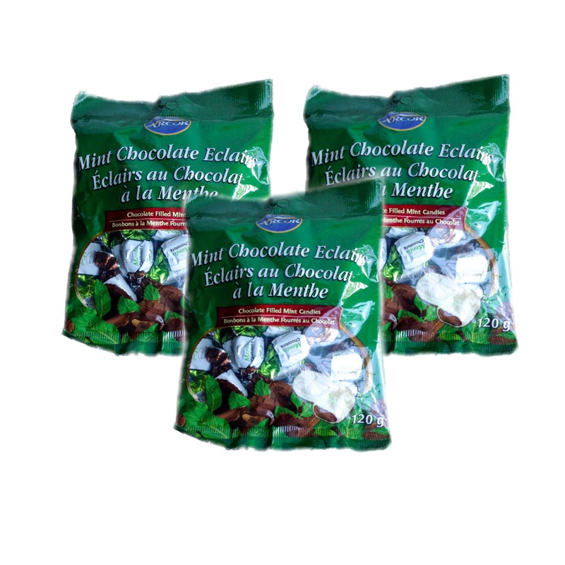 ARCOR Mint Chocolate Eclairs (Pack of 3) 120 Gram/Pack