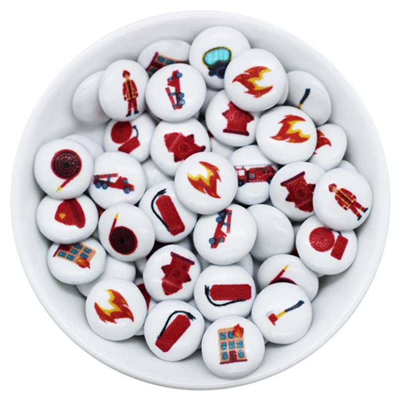 Chocolate lentils printed motif – fire brigade – milk chocolate (50)