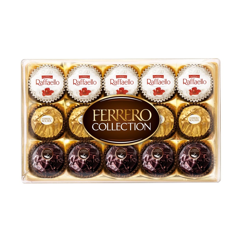 FERRERO COLLECTION Fine Assorted Chocolate and Coconut Confections Gift Box 15 Confections 156 g 15 pieces